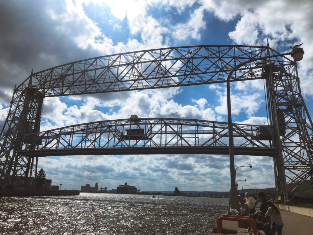The Aerial Lift Bridge in Duluth is the beginning of Minnesota's North Shore Scenic Drive