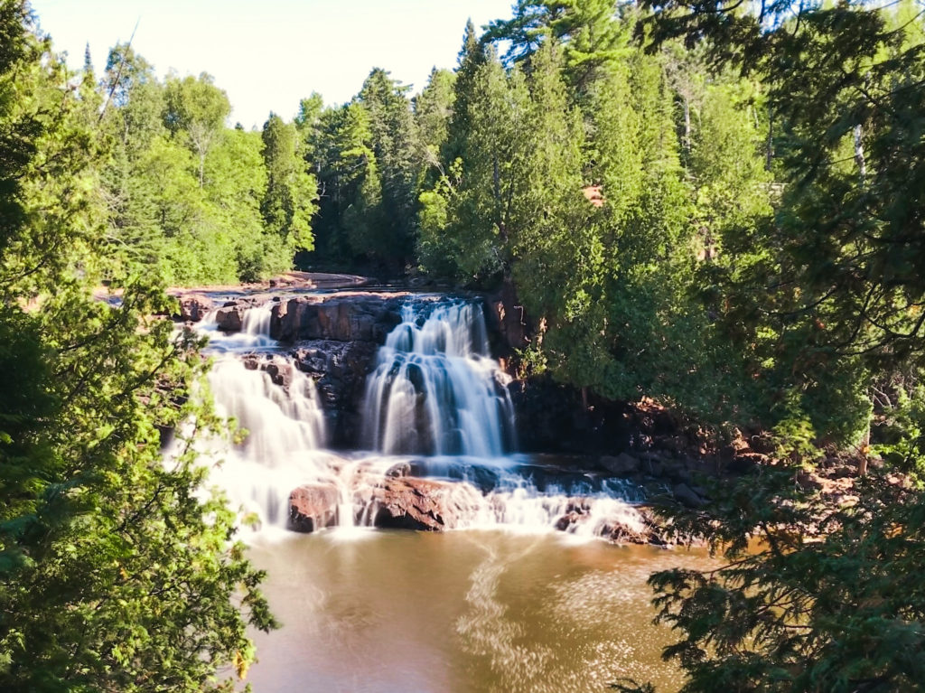 Gooseberry Fall is a very accessible hiking spot along the Minnesota's north shore scenic drive