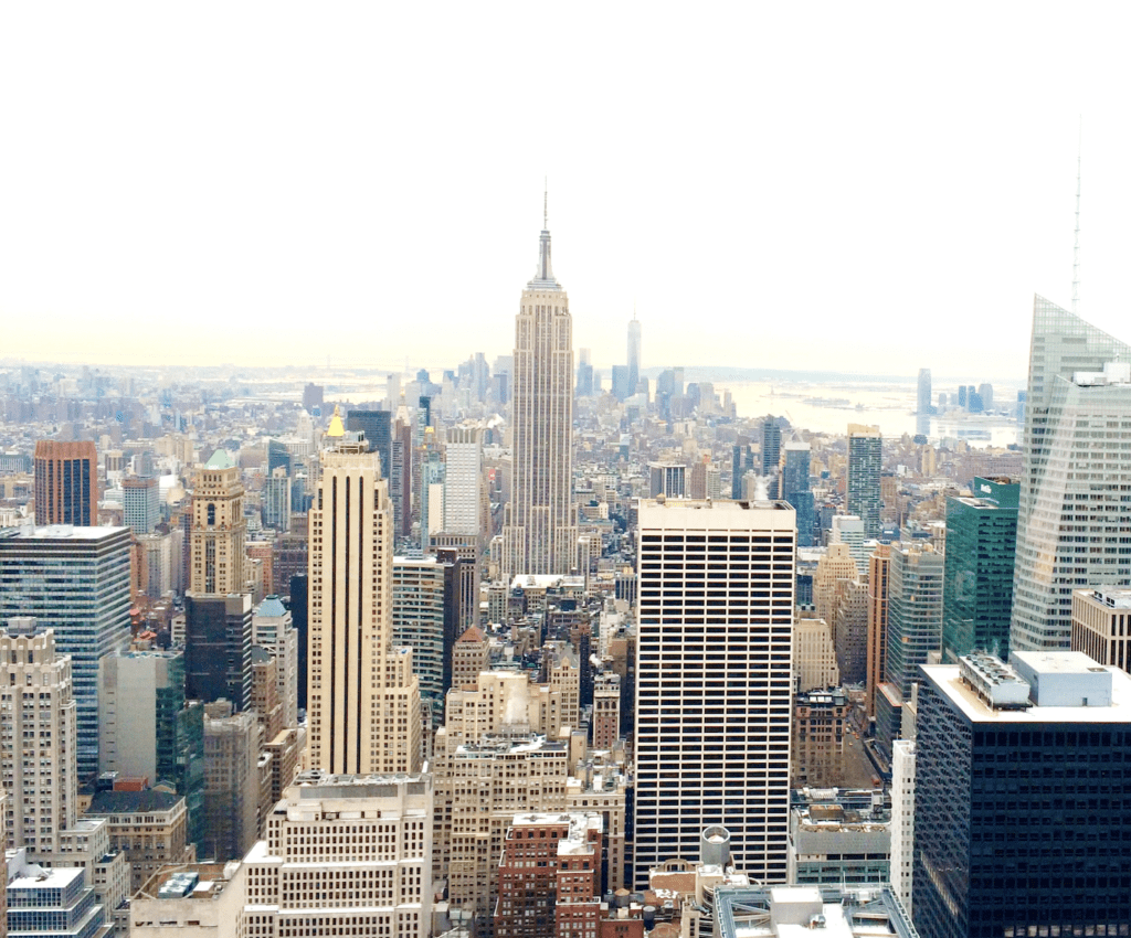 One of the best views from Top of the Rock and its perfect for anyone's first time in New York City